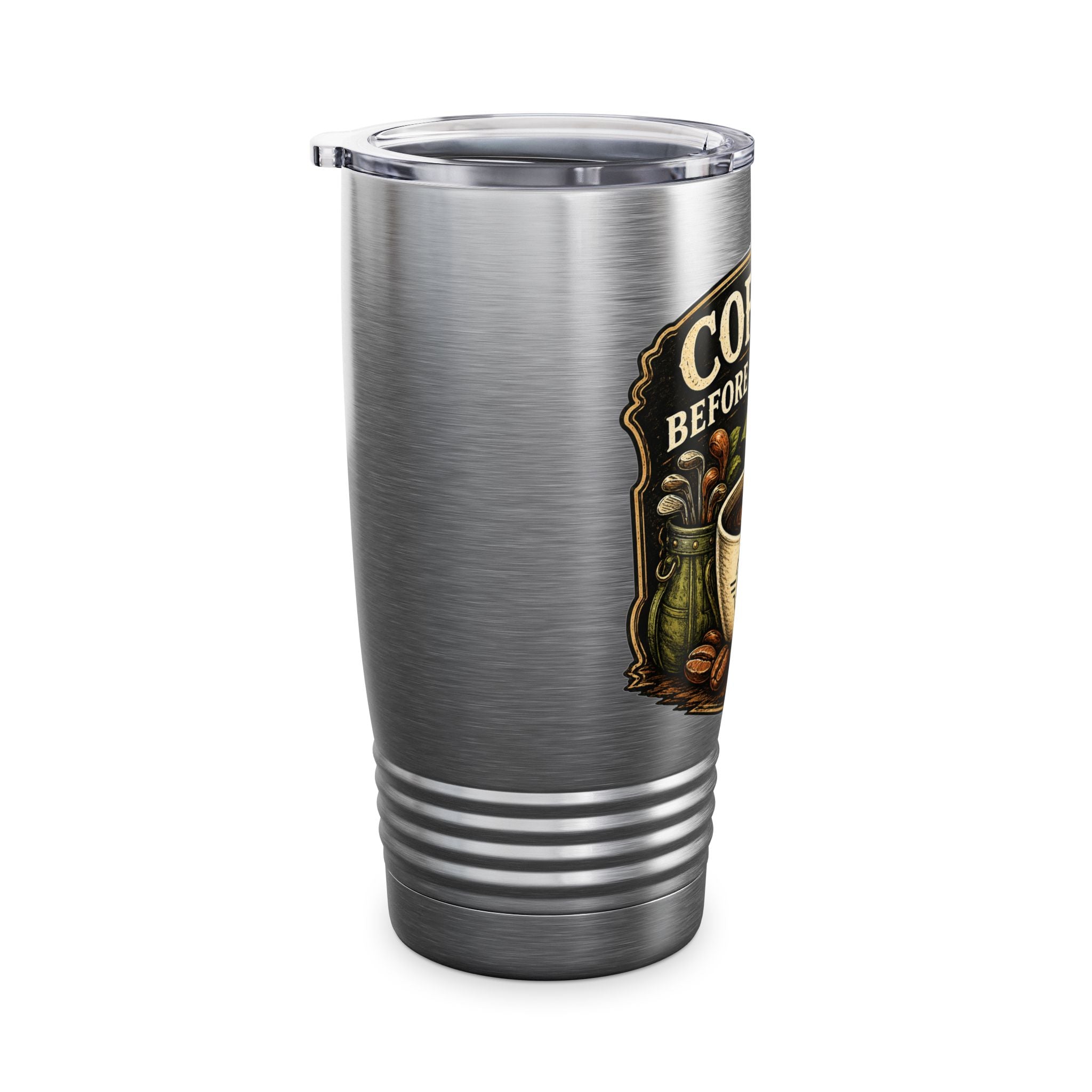 Coffee Before Birdies Tumbler, 20oz