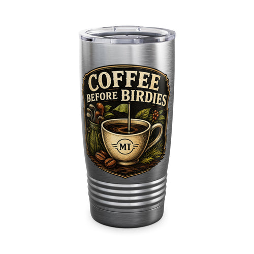 Coffee Before Birdies Tumbler, 20oz