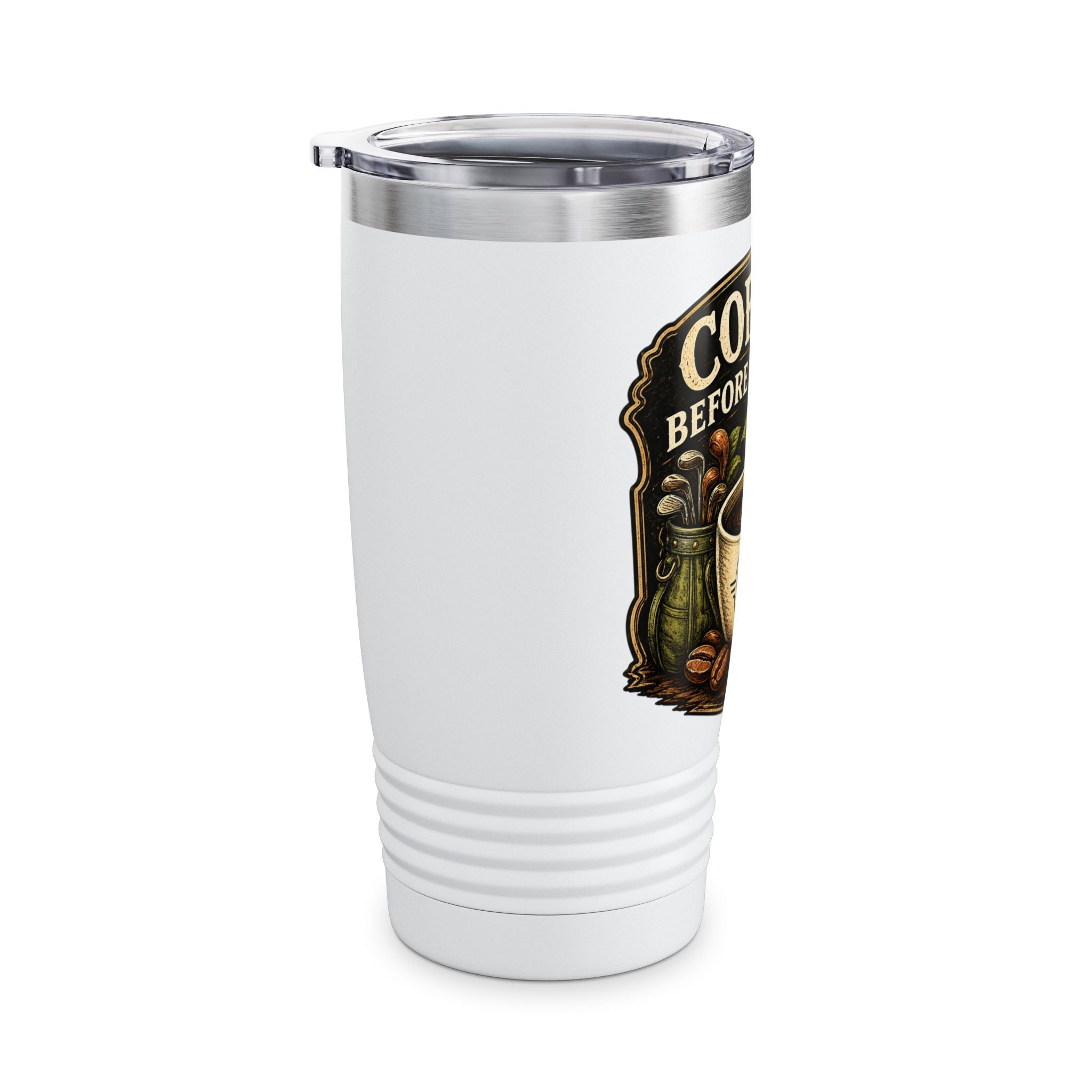Coffee Before Birdies Tumbler, 20oz