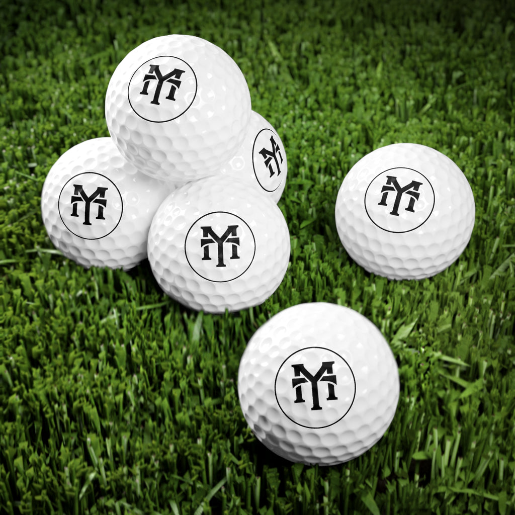 Monogram Golf Balls, 6pcs